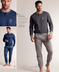 PIGIAMA SERAFINO UOMO M/L 754700 Tellini S.r.l. Ingrosso Abbigliamento