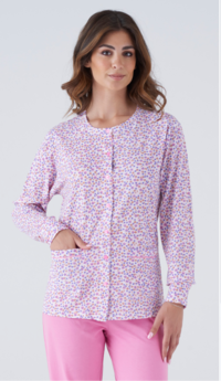 PIGIAMA APERTO DONNA M/L KC8044 Tellini S.R.L. Großhandelskleidung