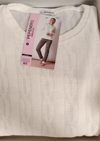 DAMEN-PYJAMA M/L P9021 Tellini S.R.L. Großhandelskleidung