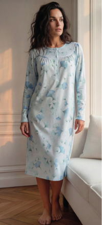 CAMICIA NOTTE DONNA M/L LS292385 Tellini S.r.l. Ingrosso Abbigliamento
