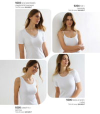 CANOTTA DONNA S/L 9201 PIZZO Tellini S.r.l. Ingrosso Abbigliamento