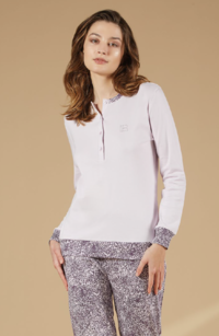 PIGIAMA SERAFINO DONNA M/L 96970 Tellini S.r.l. Ingrosso Abbigliamento