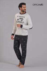 PIGIAMA UOMO M/L 97299M Tellini S.r.l. Ingrosso Abbigliamento