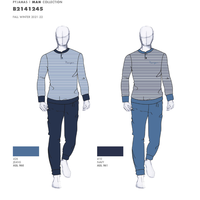 PIGIAMA SERAFINO UOMO M/L B2141245 Tellini S.r.l. Ingrosso Abbigliamento