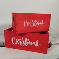 SET 2 CASSE RED CHRISTMAS Tellini S.r.l. Ingrosso Abbigliamento