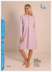 CAMICIA NOTTE D. M/L C573/CB50089 Tellini S.r.l. Ingrosso Abbigliamento