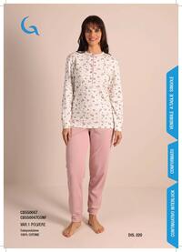 PIGIAMA DONNA M/L C550 CB550047 Tellini S.r.l. Ingrosso Abbigliamento