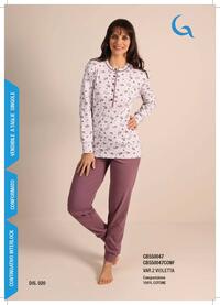 PIGIAMA DONNA M/L C550 CB550047 Tellini S.r.l. Ingrosso Abbigliamento