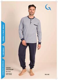 PIGIAMA CONFORMATO UOMO M/LC650 CONF CB65203 Tellini S.r.l. Ingrosso Abbigliamento
