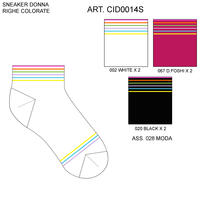 KURZE SOCKEN DAMEN CID0014S Tellini S.R.L. Großhandelskleidung
