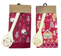 NATALE 2PZ STROFINACCIO+CUCCHIAO COMET Tellini S.r.l. Ingrosso Abbigliamento