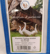 PIUMINO CORTINA WARM 250X200 Tellini S.r.l. Ingrosso Abbigliamento
