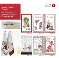 COUNTRY JOEL WEIHNACHTSGESCHIRRTUCH 50X70 Tellini S.R.L. Großhandelskleidung