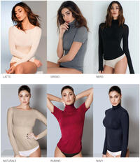 MAGLIA DONNA M/L 4064 BASIC CASHMERE Tellini S.r.l. Ingrosso Abbigliamento