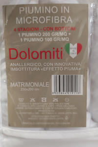 PIUMINO 2P DOLOMITI 4 STAGIONI 200X250 Tellini S.r.l. Ingrosso Abbigliamento