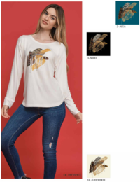 Damen-S/L-T-Shirt DT3724 Tellini S.R.L. Großhandelskleidung