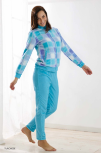 Offener Pyjama Damen M/L EA6015 Tellini S.R.L. Großhandelskleidung