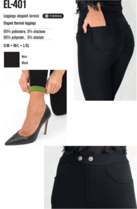 LEGGINGS DONNA EL401 Tellini S.r.l. Ingrosso Abbigliamento