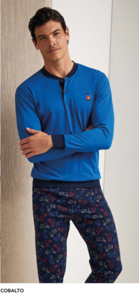 HERREN-PYJAMAS M/L EP1154 Tellini S.R.L. Großhandelskleidung