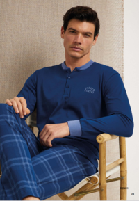 HERREN-PYJAMAS M/L EP1159 Tellini S.R.L. Großhandelskleidung