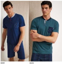 HERREN-PYJAMAS M/M EP1168 Tellini S.R.L. Großhandelskleidung