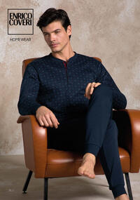 PIGIAMA UOMO M/L EP2165 Tellini S.r.l. Ingrosso Abbigliamento