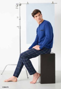 PIGIAMA UOMO M/L EP2188 Tellini S.R.L. Großhandelskleidung