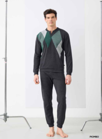 PIGIAMA UOMO M/L EP2215 Tellini S.r.l. Ingrosso Abbigliamento