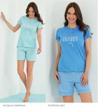 DAMEN-PYJAMA S/M EP5174 Tellini S.R.L. Großhandelskleidung
