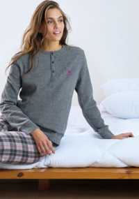 DAMENPYJAMAS M/L EP6229 Tellini S.R.L. Großhandelskleidung