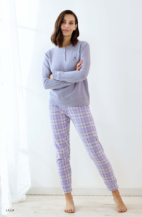DAMENPYJAMAS M/L EP6229 Tellini S.R.L. Großhandelskleidung