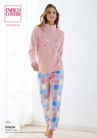 DAMENPYJAMAS M/L EP6239 Tellini S.R.L. Großhandelskleidung