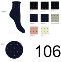 TRIS DAMEN KURZE SOCKEN ERIKA Tellini S.R.L. Großhandelskleidung