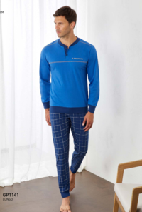PIGIAMA UOMO M/L GP1141 Tellini S.r.l. Ingrosso Abbigliamento
