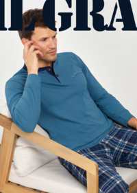 PIGIAMA UOMO M/L GP1145 Tellini S.r.l. Ingrosso Abbigliamento