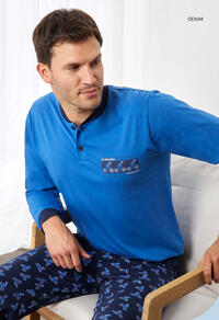 PIGIAMA UOMO M/L GP1147 Tellini S.r.l. Ingrosso Abbigliamento
