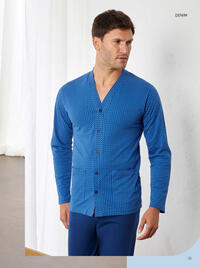 PIGIAMA APERTO UOMO M/L GP1149A Tellini S.r.l. Ingrosso Abbigliamento