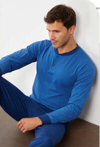 PIGIAMA UOMO M/L GP1149 Tellini S.r.l. Ingrosso Abbigliamento