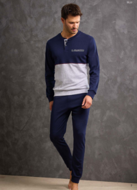 PIGIAMA UOMO M/L GP2084 Tellini S.r.l. Ingrosso Abbigliamento