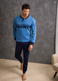 PIGIAMA UOMO M/L GP2087 Tellini S.r.l. Ingrosso Abbigliamento