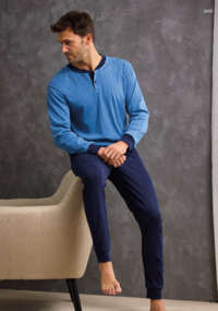 PIGIAMA UOMO M/L GP2091 Tellini S.r.l. Ingrosso Abbigliamento