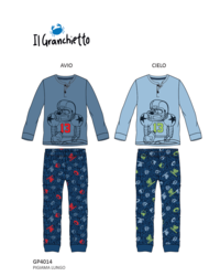 PIGIAMA BAMBINO M/L GP4014 Tellini S.r.l. Ingrosso Abbigliamento