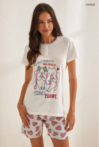 PIGIAMA DONNA M/M GP5097 Tellini S.r.l. Ingrosso Abbigliamento