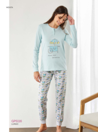 PIGIAMA DONNA M/L GP5116 Tellini S.R.L. Veleprodajna odjeća
