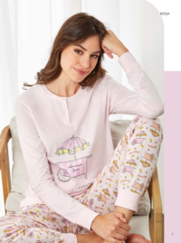 PIGIAMA DONNA M/L GP5116 Tellini S.R.L. Veleprodajna odjeća