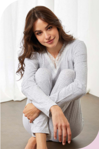 PIGIAMA DONNA M/L GP5117 Tellini S.R.L. Veleprodajna odjeća