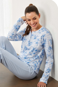 PIGIAMA DONNA M/L GP5124 Tellini S.R.L. Veleprodajna odjeća