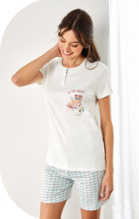 PIGIAMA DONNA M/M GP5130 Tellini S.r.l. Ingrosso Abbigliamento