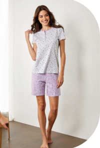 PIGIAMA DONNA M/M GP5135C Tellini S.r.l. Ingrosso Abbigliamento