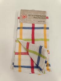 MULTICHECK 3-TEILIGES SPÜLTUCH-SET Tellini S.R.L. Großhandelskleidung
